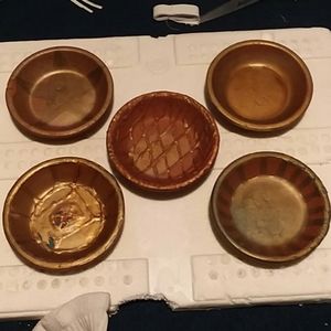 Painted Clay Saucers